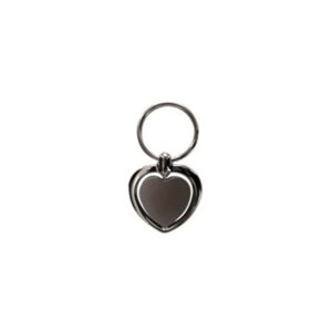 Chaveiro, chaveiro de metal, chaveiro gravação a laser, chaveiro de metal gravação a laser, chaveiro modelo coração giratório, chaveiro gravação um lado, chaveiro de metal com argola em aço, chaveiro embalado em caixa de papelão preta com brilho, comprar chaveiro de metal no rio de janeiro