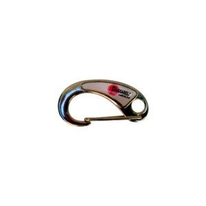 chaveiro, chaveiro personalizável, chaveiro de metal, chaveiro modelo mosquetão anzol, chaveiro mosquetão, chaveiro gravação dois lados, chaveiro acabamento resina epóxi cristal, chaveiro banho níquel, chaveiro argola em aço, chaveiro embalagem plástico transparente