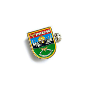 pins personalizados, pins formatos variados, comprar pins no rio de janeiro, pins pintados, pin formato brasao, pin binfae, pin batalhoes de infantaria da aeronautica especial