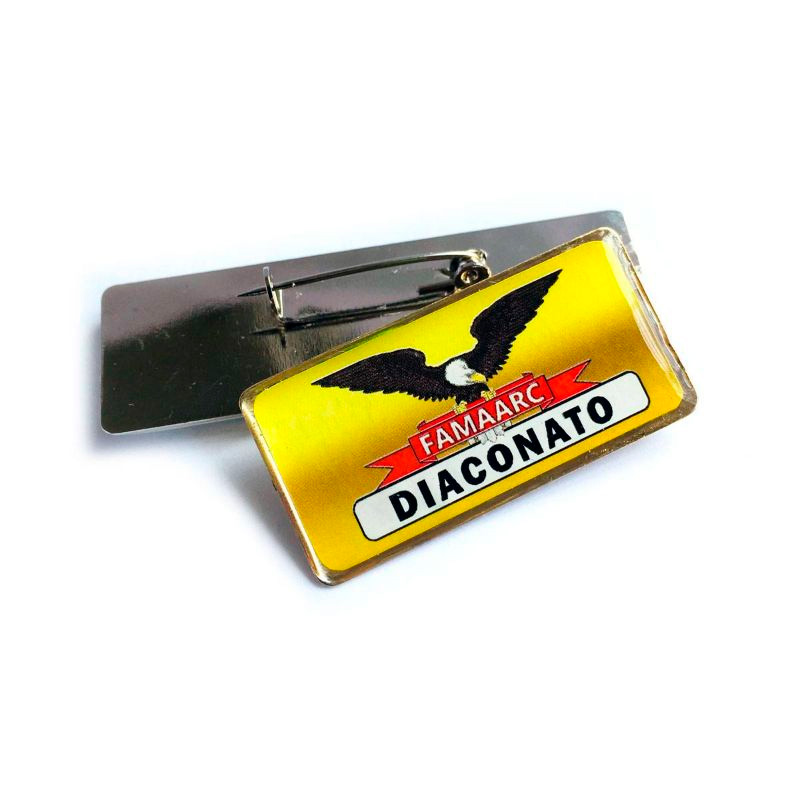 boton de metal retangular P20 40X20mm boton metal, boton latão, boton com presilha, boton com alfinete, boton banho de metal, boton impressão digital, boton policromia, boton formato retangular, boton de níquel, boton dourado, comprar boton, comprar boton rio de janeiro, boton rj, boton retangular, boton diaconato, boton famaarc, boton frente avançada das aguias do apostolado do reino dos ceus